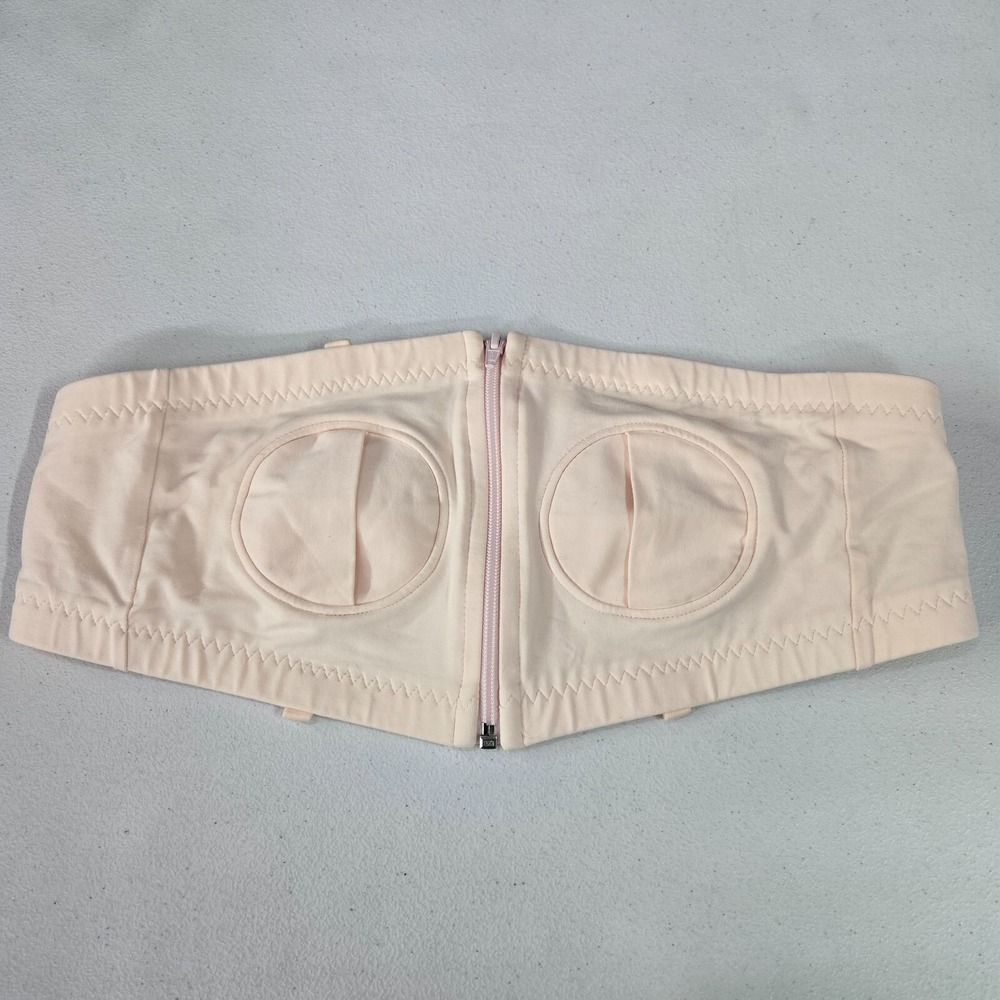 Lansinoh Women Bra XS Large Pink Nursing Multiway Front Zip NO STRAPS